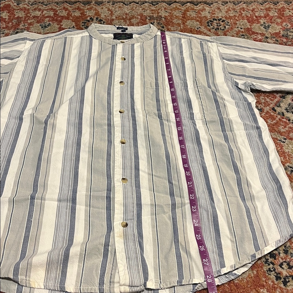 striped button down - Picture 3 of 6